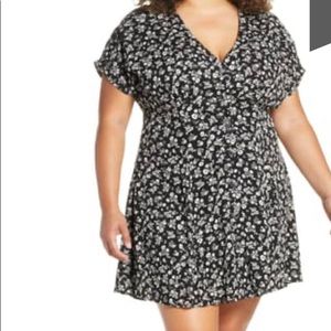 BP Nordstrom prairie button mini dress